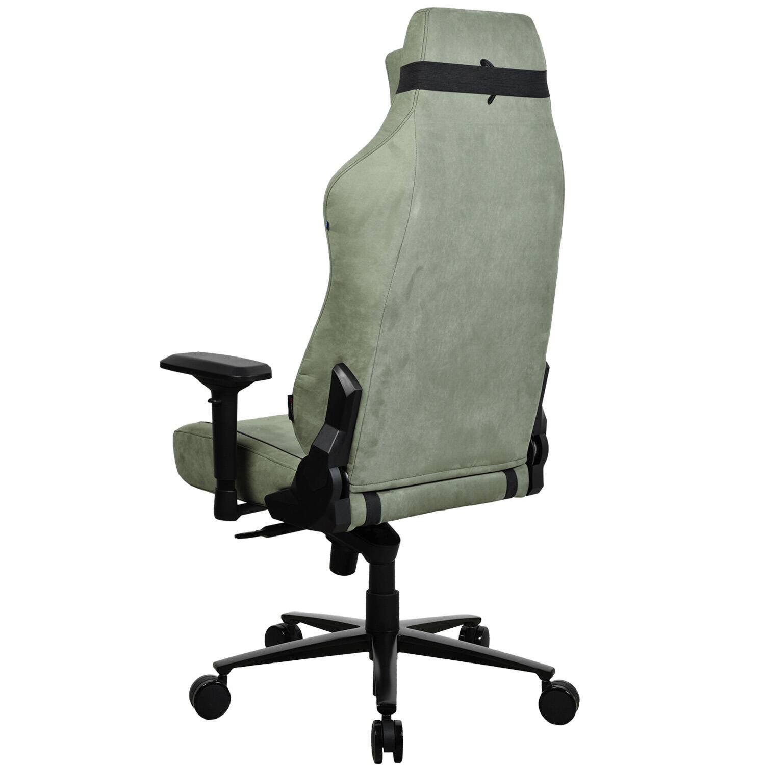 Alt View 12. Arozzi - Vernazza Series Top-Tier Premium XL Supersoft Upholstery Fabric Gaming Chair - Forest.