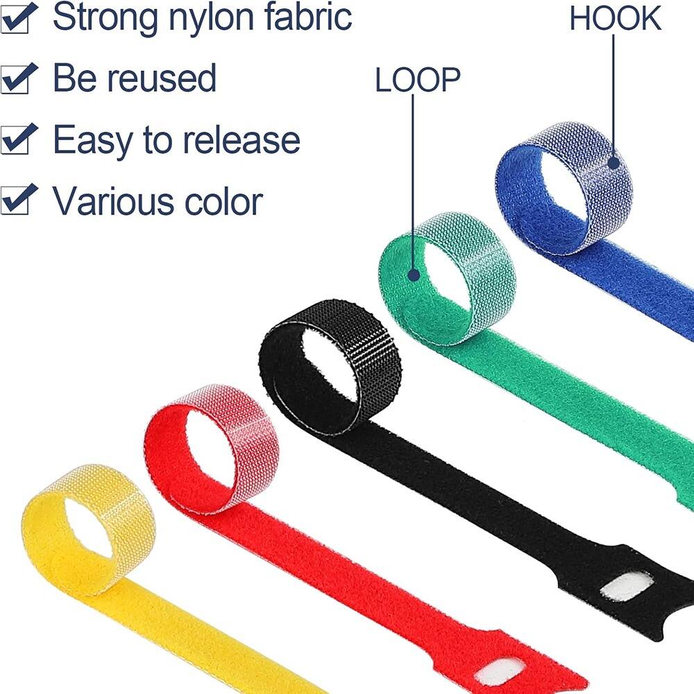 - Strong nylon fabric
- Be reused
- Easy to release
- Various color

LOOP
HOOK