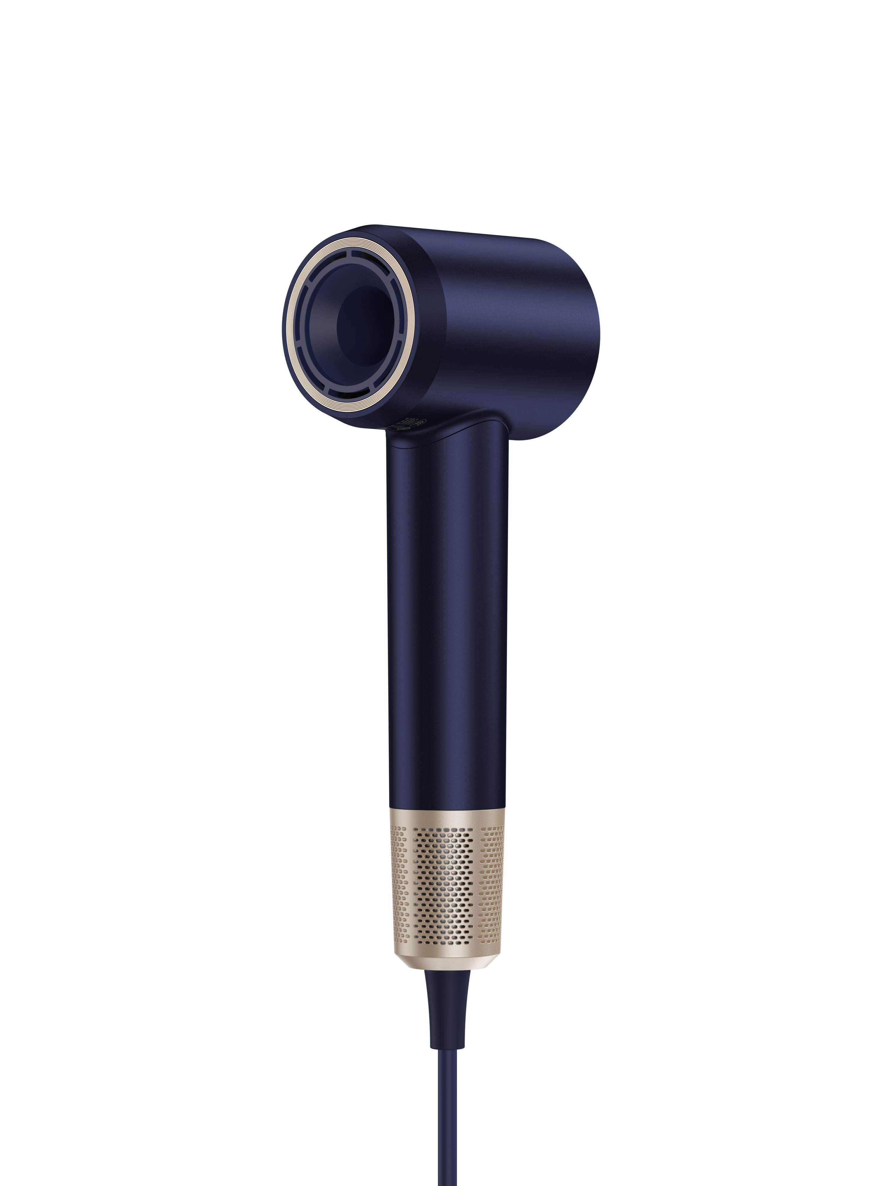 Left. Laifen - SWIFT Premium Hair Dryer + Bag (2 nozzles) - Navy Blue.