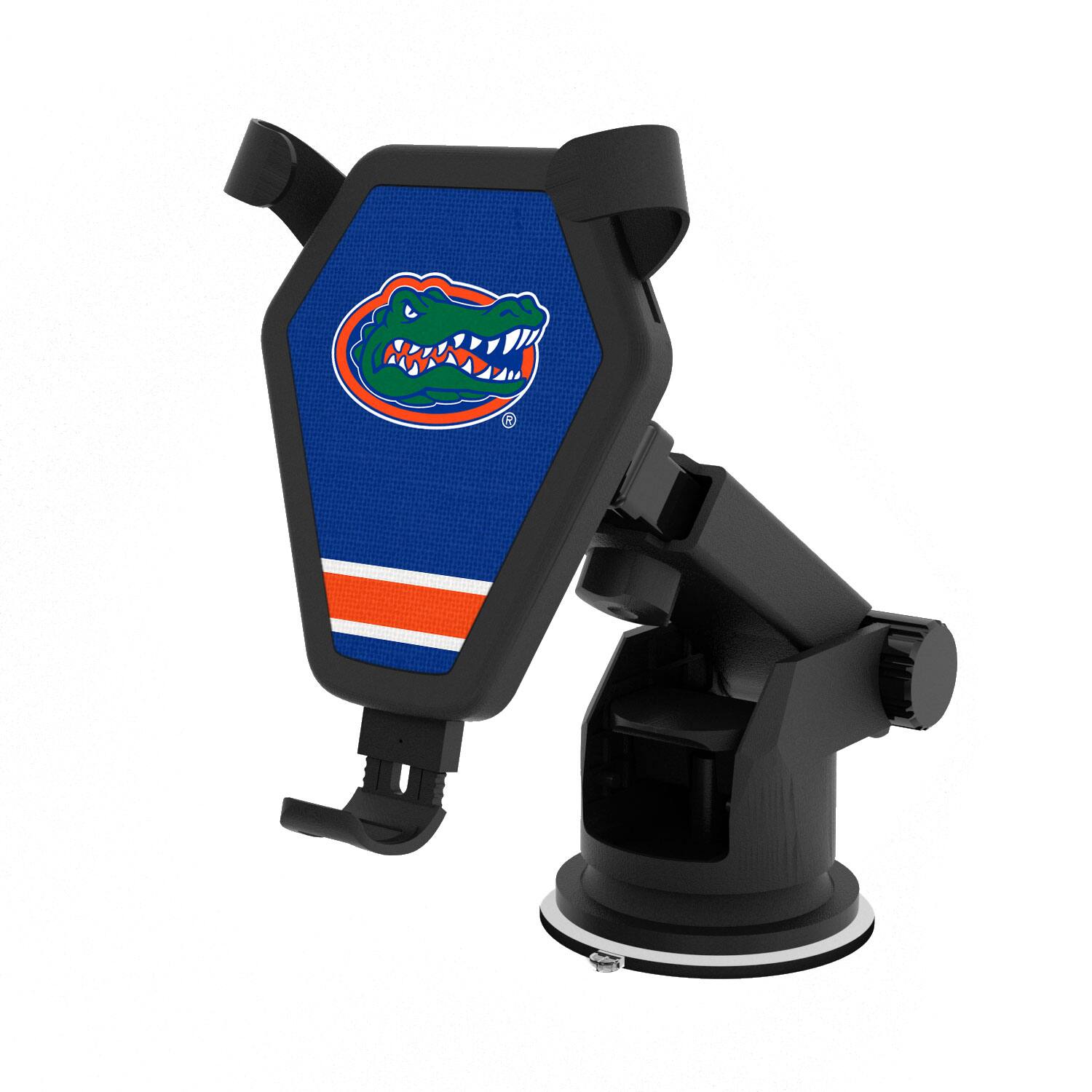 Front. Keyscaper - Florida Gators Stripe Design Wireless Car Charger - Multicolor.
