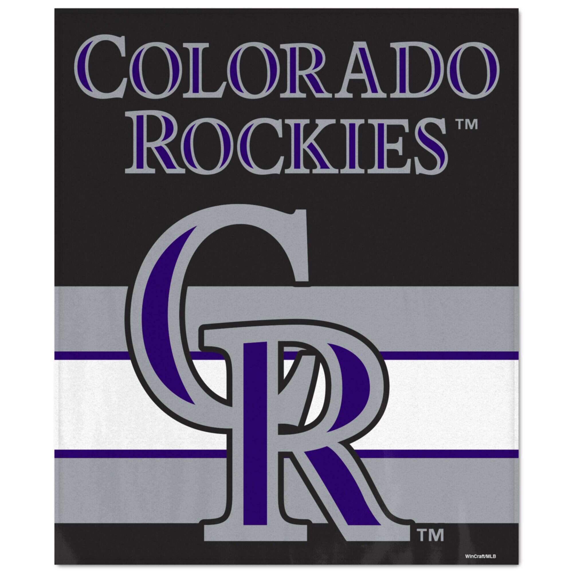 WinCraft - Colorado Rockies Ultra Plush 50" x 60" Throw Blanket - Multicolor