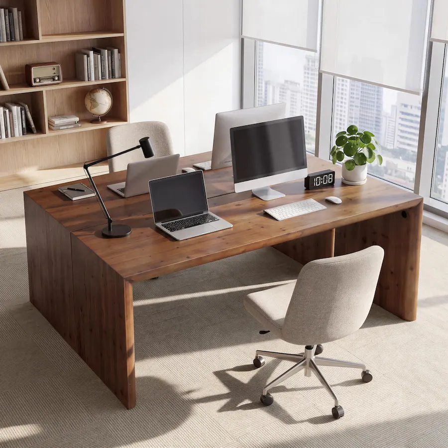 Double Client Desk Tribesigns LITTLE TREE 68.9