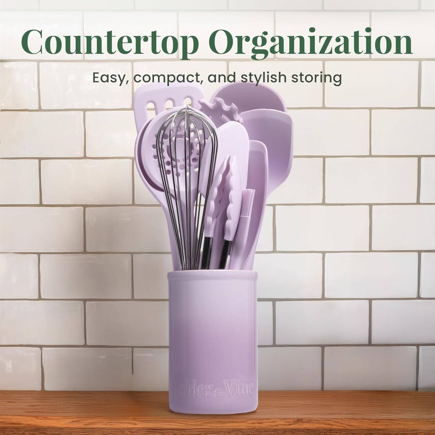 Countertop Organization  
Easy, compact, and stylish storing