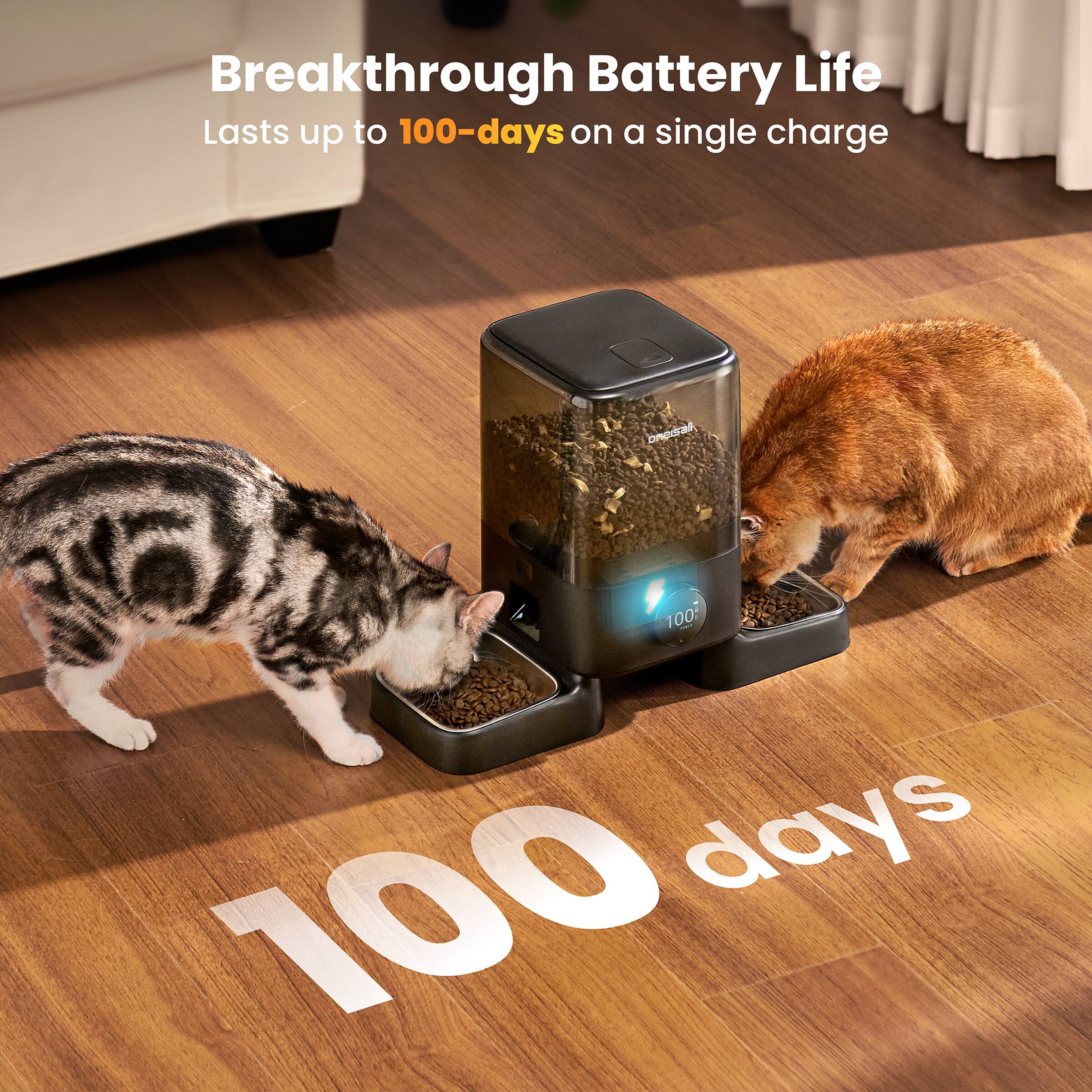 Breakthrough Battery Life  
Lasts up to 100-days on a single charge