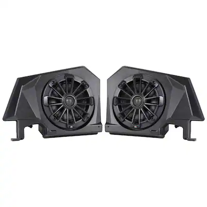 Front. MB Quart - MB Quart Enhanced 6.5" Rear Speaker Enclosures Kit RZR Pro XP Pro R, and Turbo R - Black.