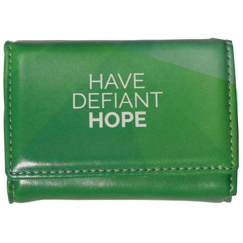 RE-FOCUS THE CREATIVE OFFICE - RE-FOCUS THE CREATIVE OFFICE, Have Defiant Hope, Portable 7-Day Pill Organizer Box - Green