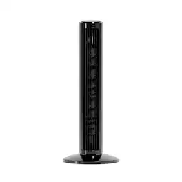 Emerson - SmartVoice 40” Tower Fan, 40+ Voice Control Cmds, No APP, No WIFI, Oscillating, 3 Speeds, Timer, Remote Control - Black