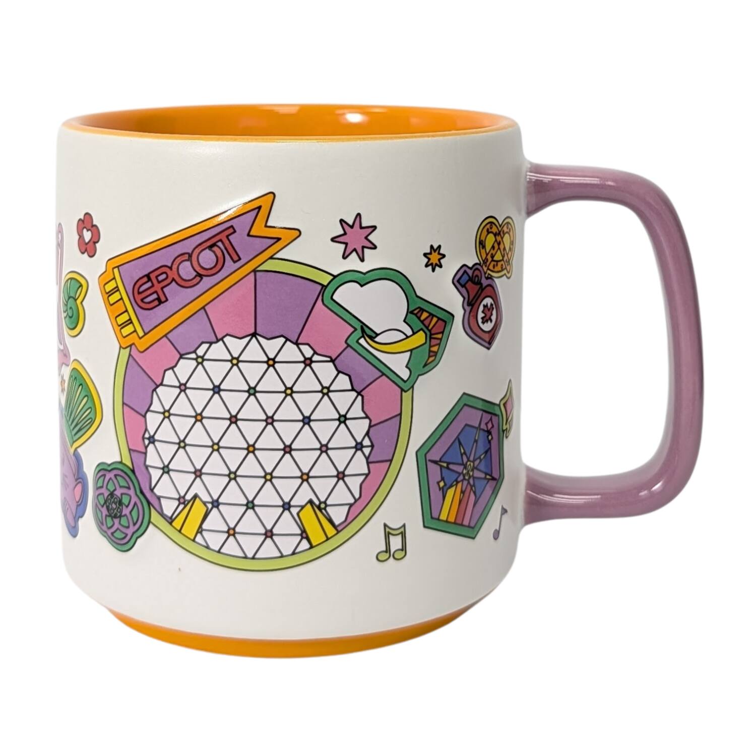 Front. Starbucks - Starbucks Discovery Series Epcot Ceramic Mug, 14 Oz - Blue.