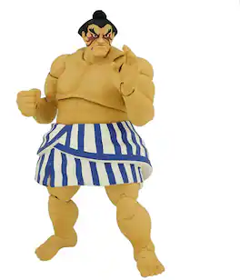 Jada Toys - Street Fighter E-Honda 1/12 Scale Deluxe Action Figure - COLLECTIBLES - Multicolor