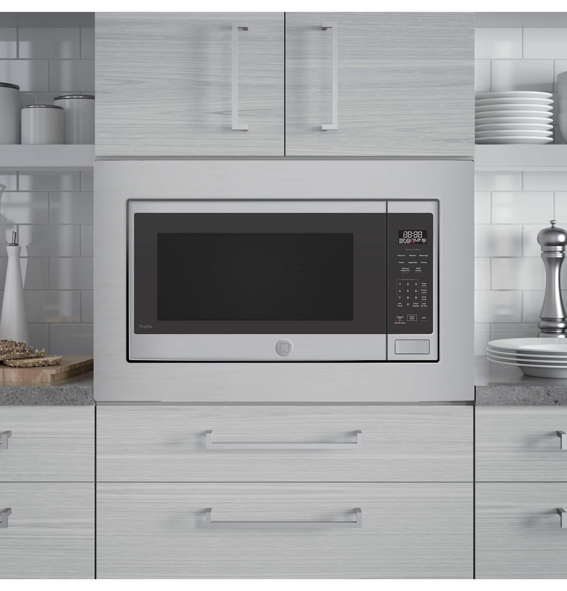 GE Profile - 2.2 Cu. Ft. Smart Built-In Microwave with Senso