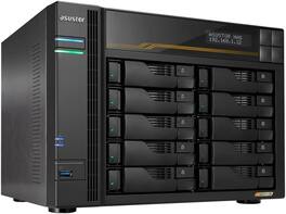 Asustor - Lockerstor 10 Gen3 AS6810T 10 Bay NAS, AMD Ryzen V3C14 Quad-Core Network Attached Storage (Diskless)
