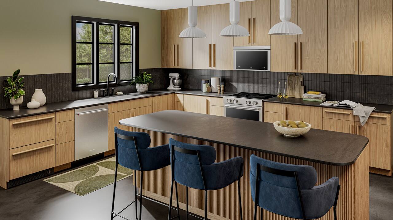 Alt View 1. KitchenAid - 4.2 Cu. Ft. Undercounter Double-Drawer Refrigerator/Freezer - Panel Ready.
