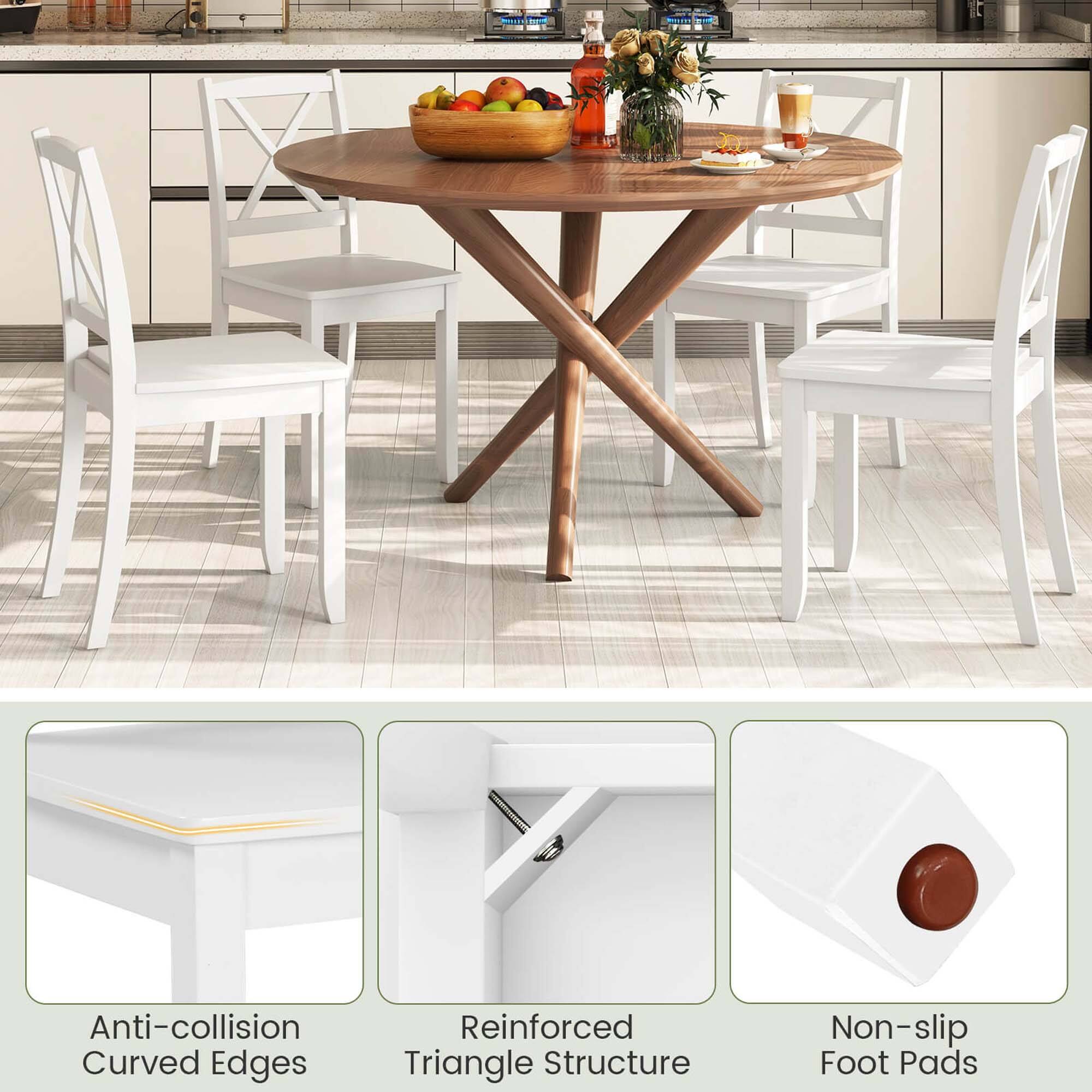 Anti-collision Curved Edges  
Reinforced Triangle Structure  
Non-slip Foot Pads