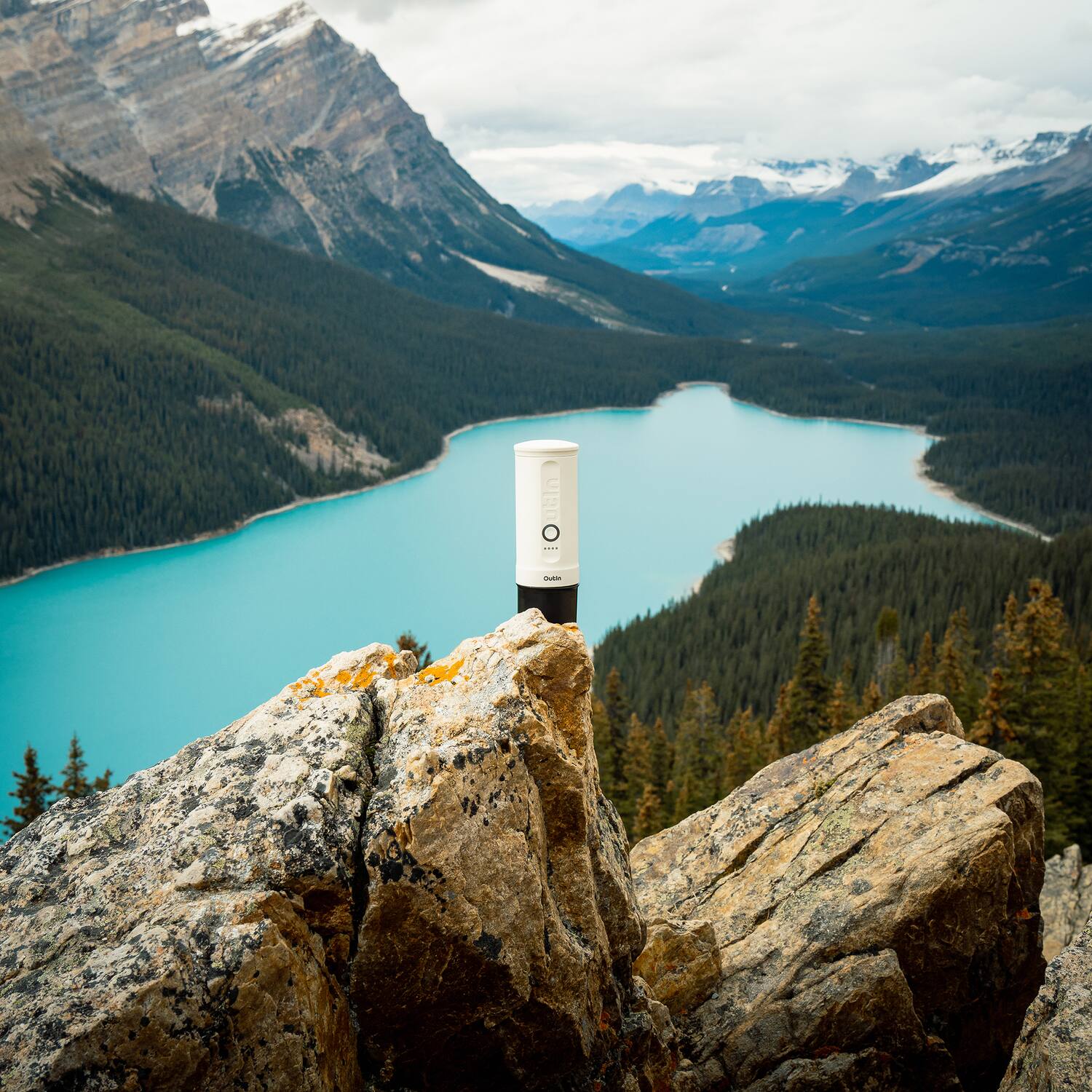 Alt View 8. Outin - Outin Nano Portable Electric Pearl White Espresso Machine with Self-Heating - Silver.