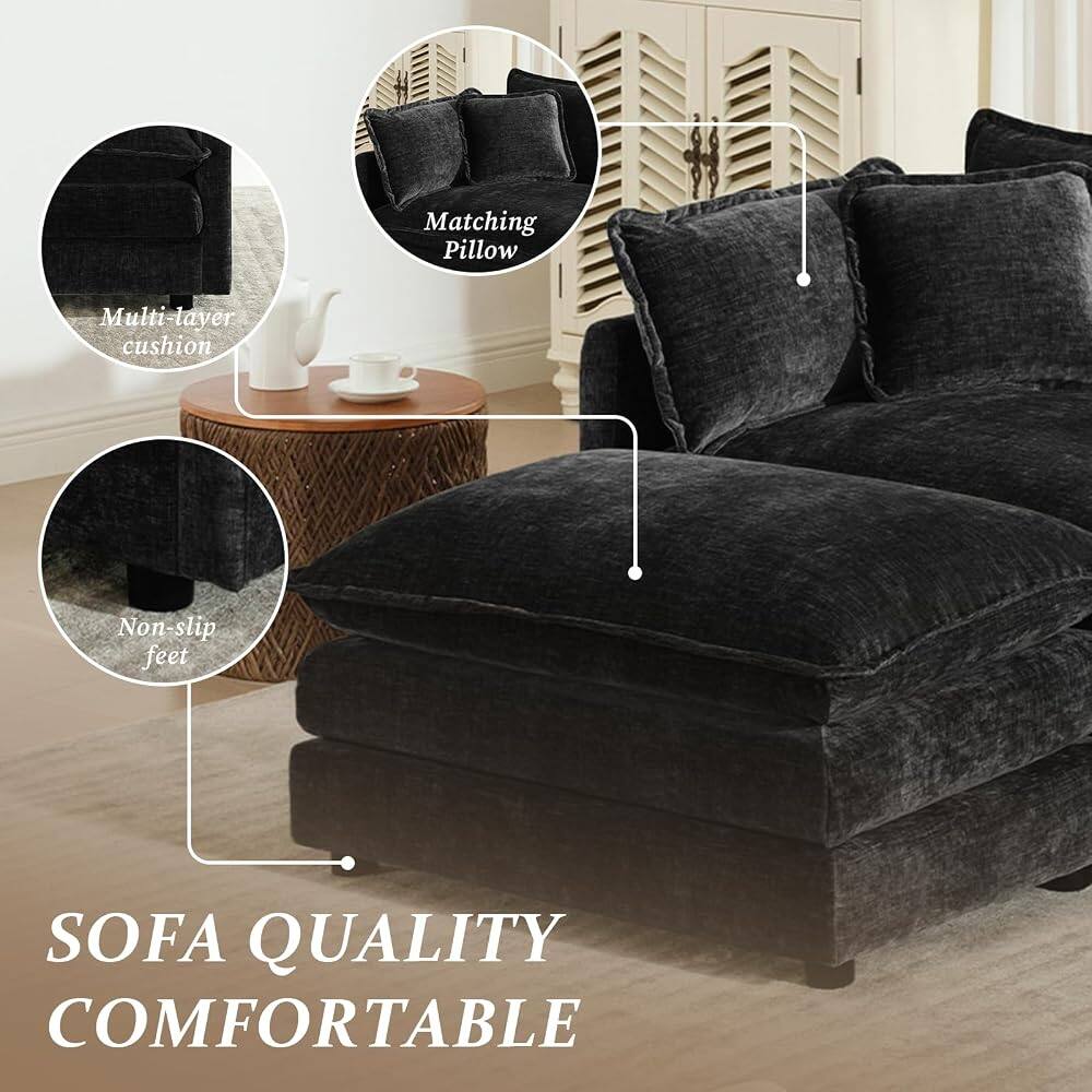 Matching Pillow  
Multi-layer cushion  
Non-slip feet  
SOFA QUALITY COMFORTABLE