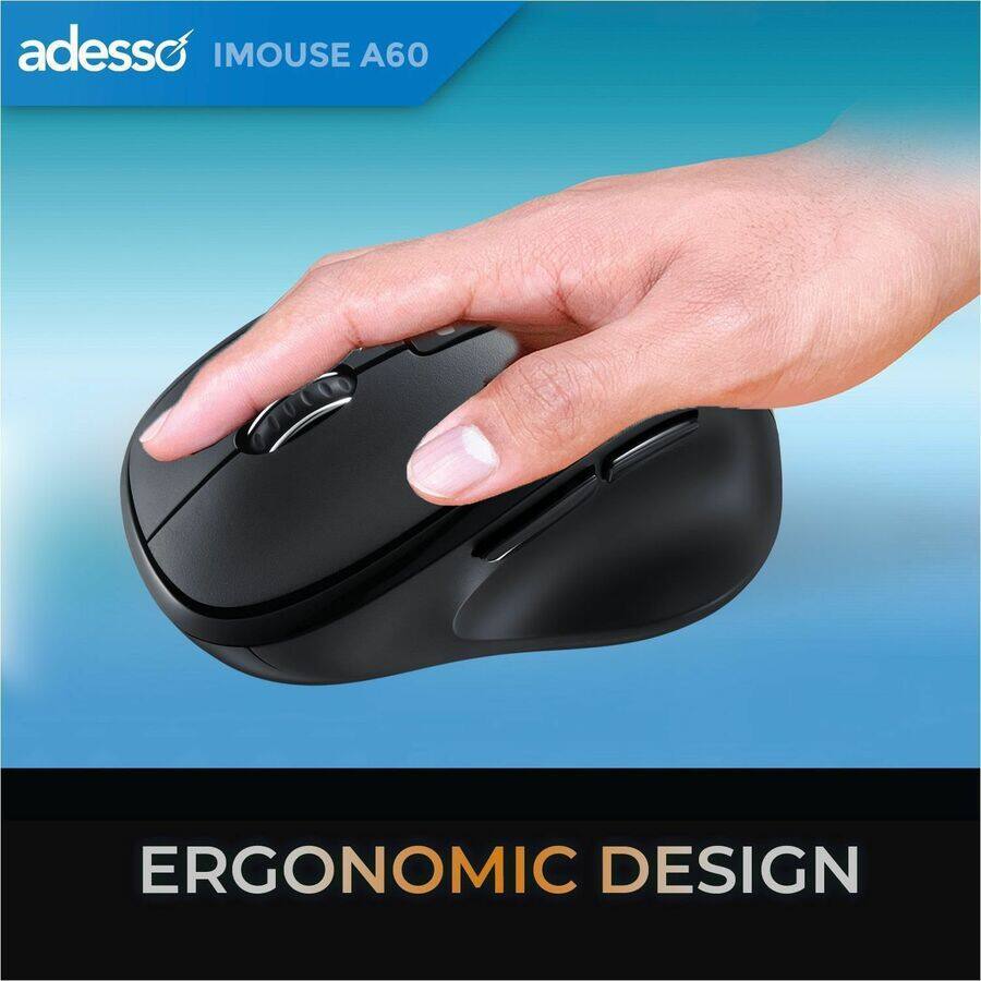adesso IMOUSE A60  
ERGONOMIC DESIGN
