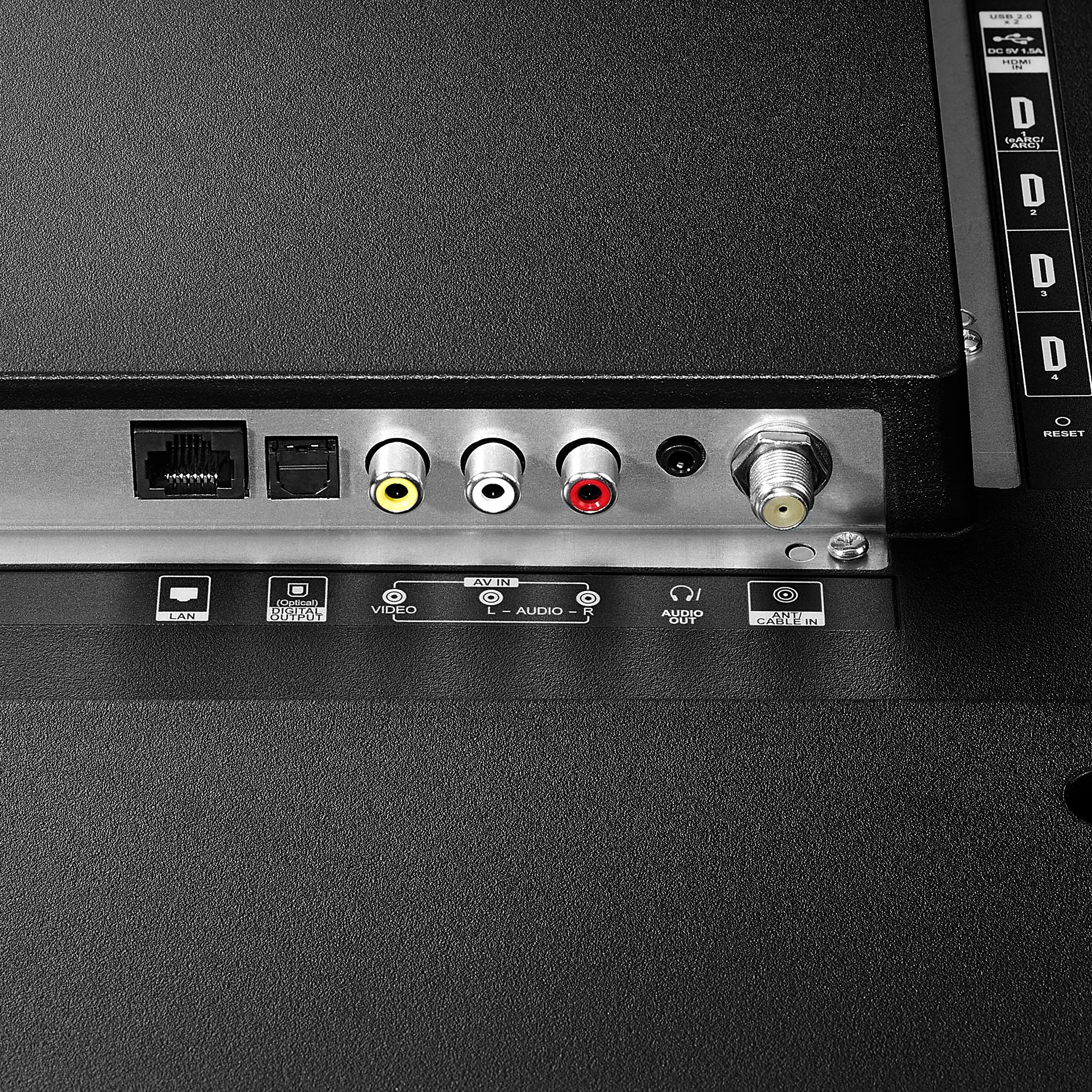 D 2, D 3, D 4, RESET, AVIN, LAN, VIDEO, AUDIO OUT, CANT IN