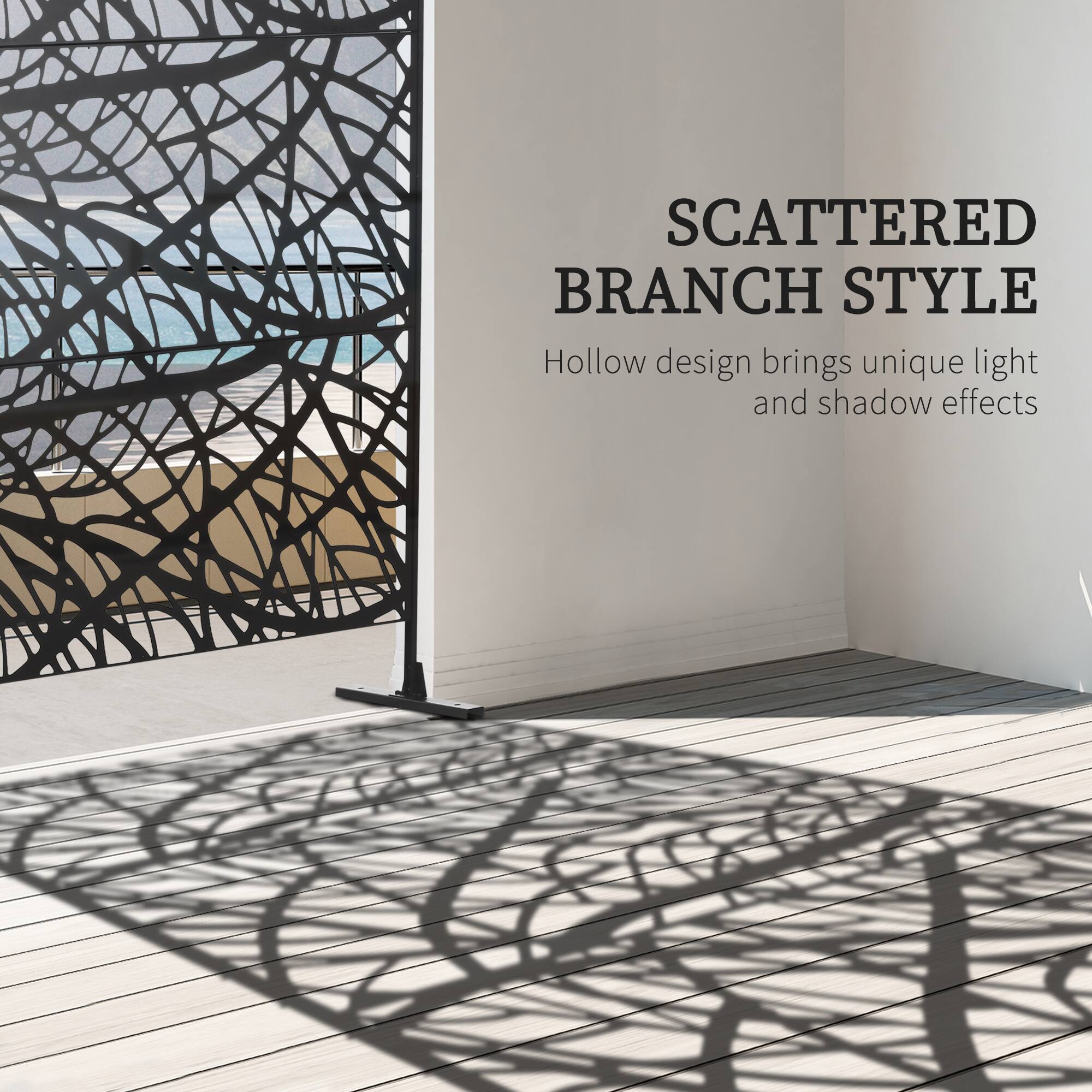 SCATTERED BRANCH STYLE
Hollow design brings unique light and shadow effects