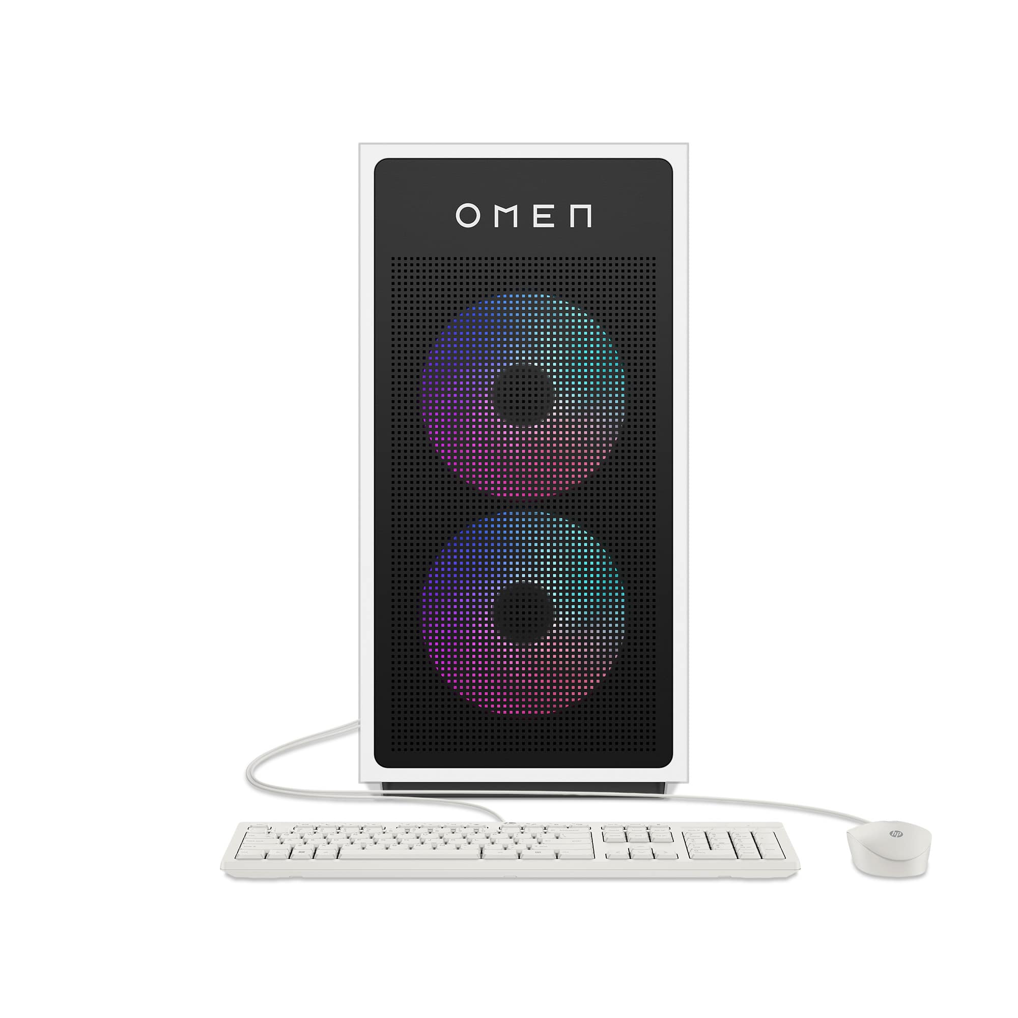 Alt View 11. HP OMEN - 35L Gaming Desktop - AMD Ryzen 7 8700G 2024 - 16GB DDR5 Memory - NVIDIA GeForce RTX 4060 Ti - 1TB SSD - White/Black.