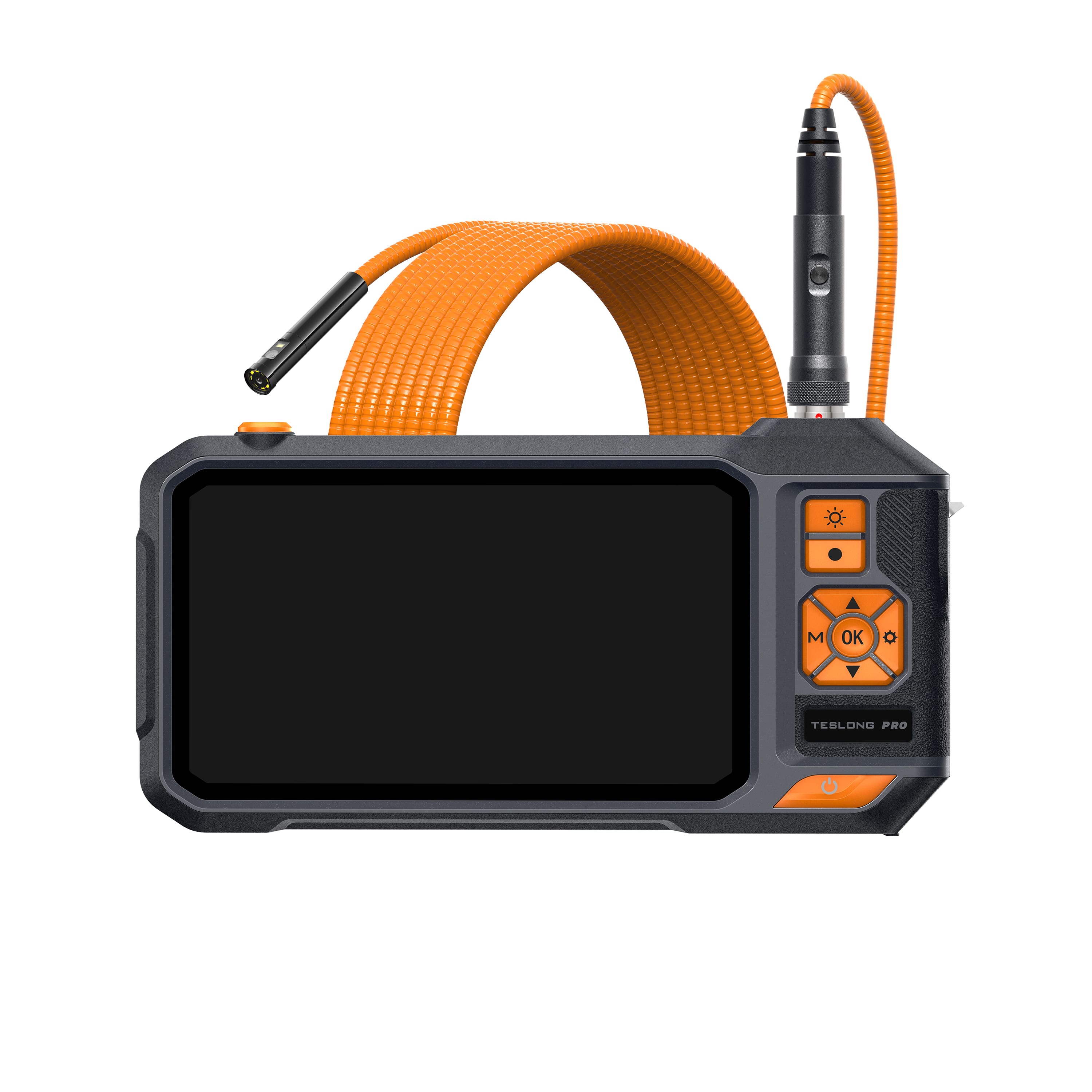 "Teslong - N7 Pro - 5.5mm (0.21"") Dual Lens Inspection Camera 6.2ft (2M) w/ 7inch Screen - Black / Dark Grey / Orange" price history on PriceWatchPro