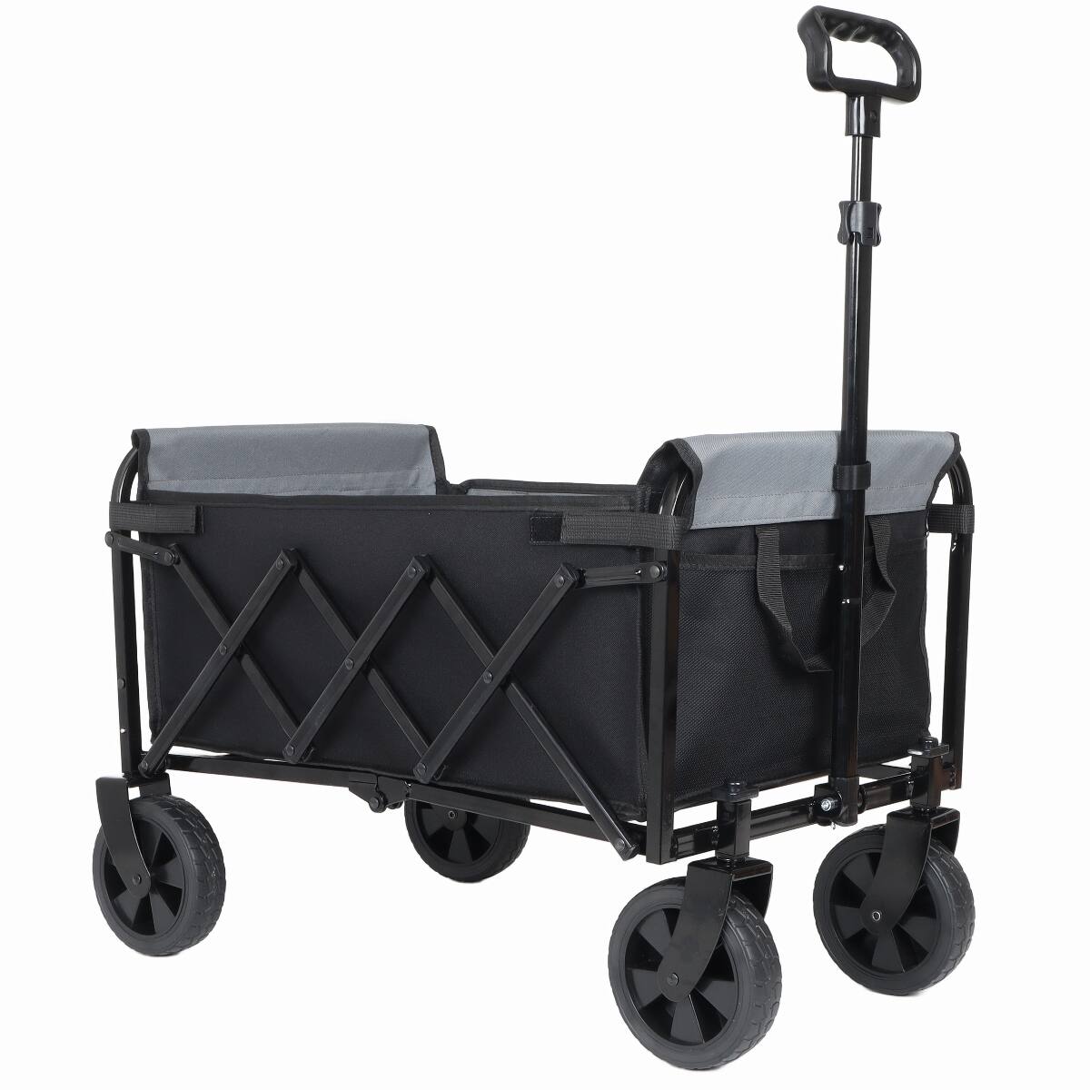 Alt View 4. Loheer - Loheer 3 in 1 Collapsible Utility Wagon, Foldable Wagon with 220 lb Capacity for Camping, Shopping and Pet Rides.