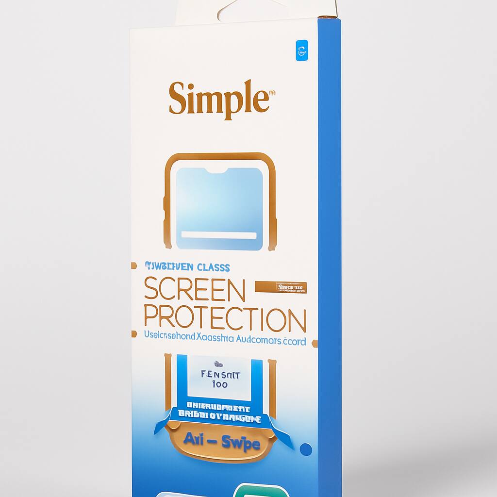 Simple  
TJWBLIVEN CLASSS  
SCREEN PROTECTION  
Uselescrsahond Xaasstra Audcomars ccord  
FENSNIT 100  
BAIGUI UNIERUOFMENT OL'HANGONE  
Ai-Swpe Avi