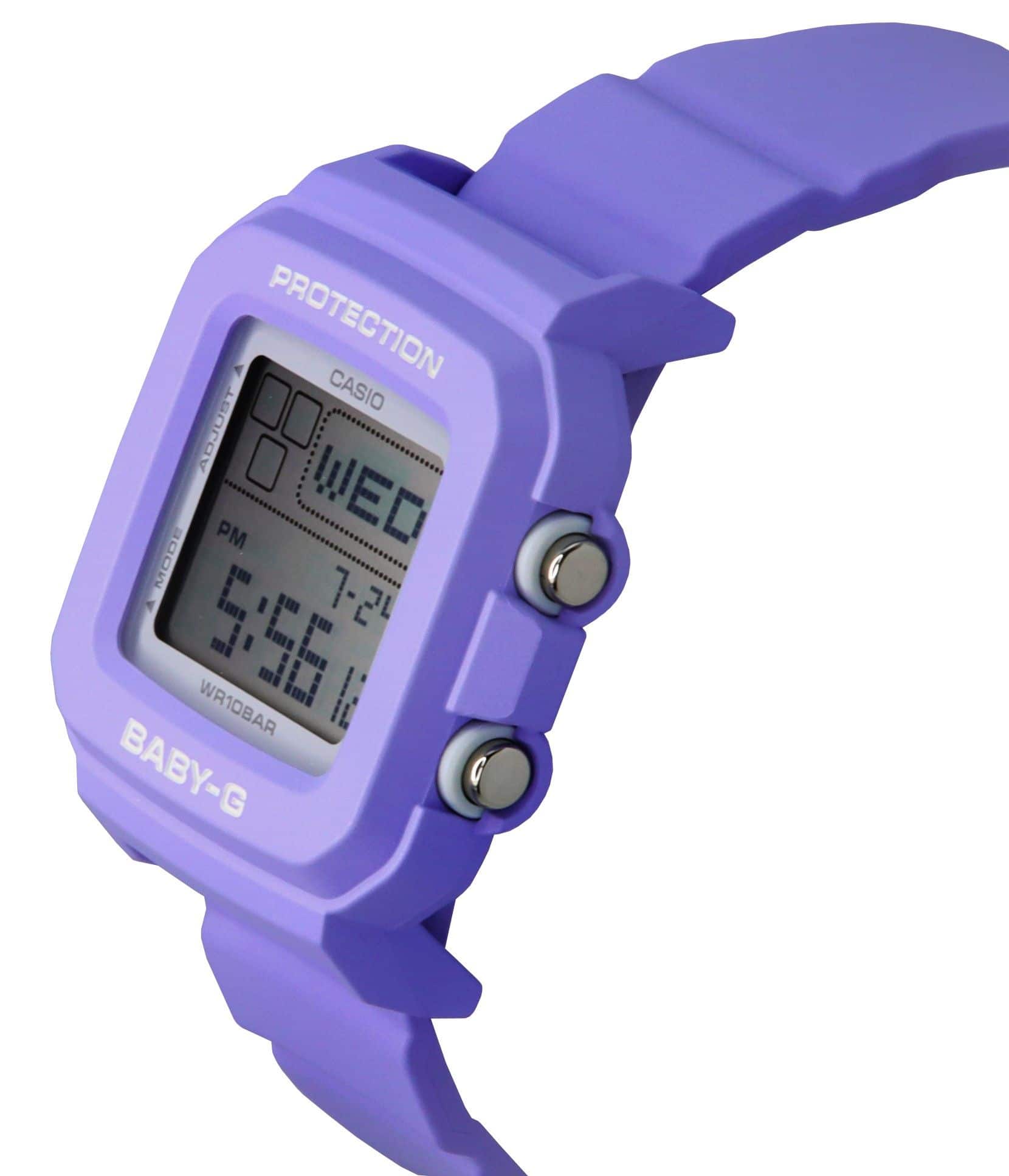 Casio Baby G Plus Digital 30th Anniversary Purple Resin Strap