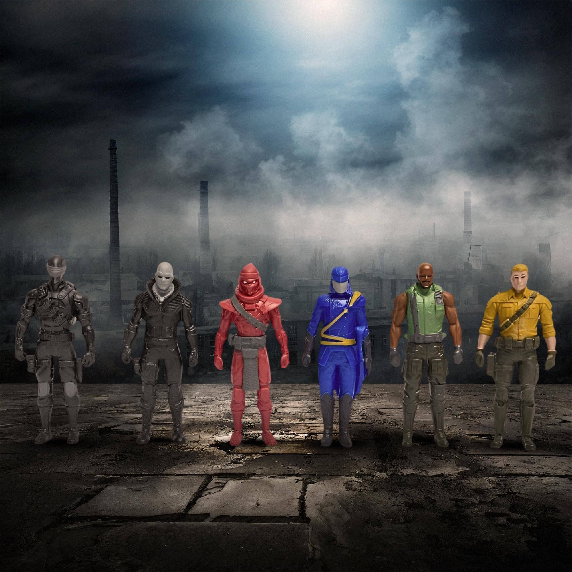 Alt View 2. Hasbro - GI Joe 2.5 Inch Vinyl Figure Set of 6.