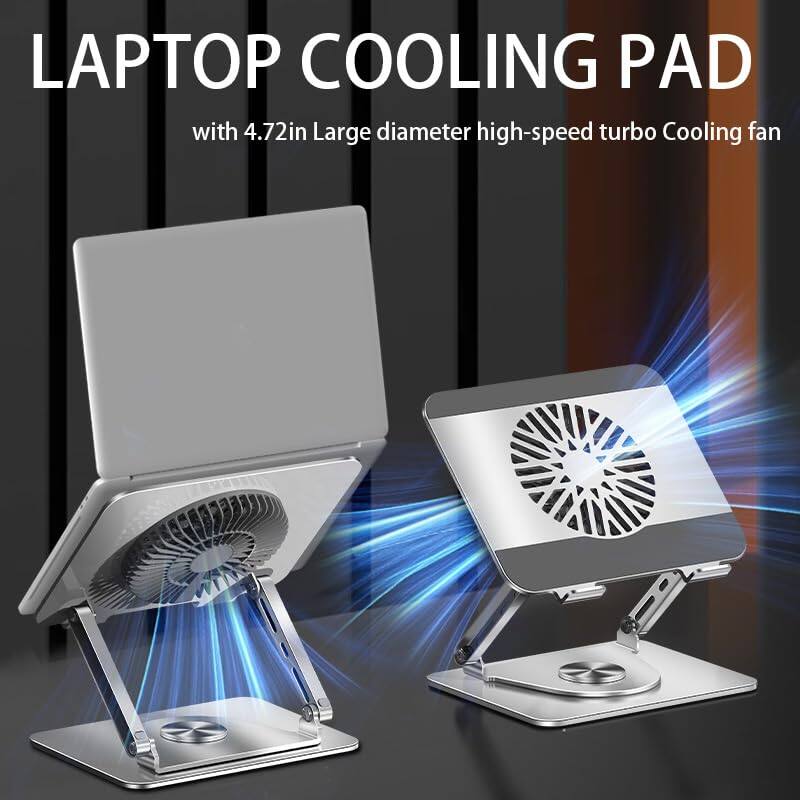 LAPTOP COOLING PAD  
with 4.72in Large diameter high-speed turbo Cooling fan