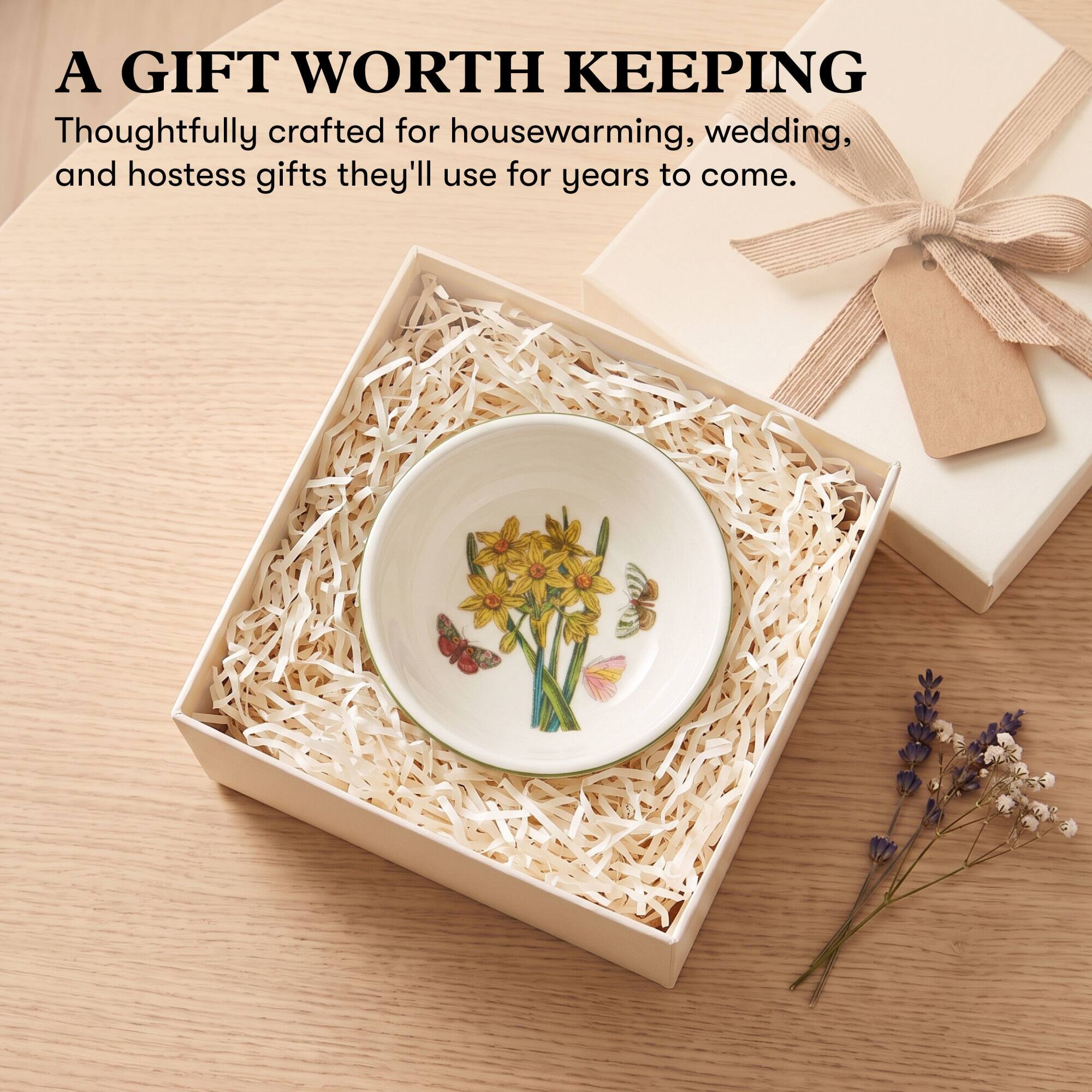 A GIFT WORTH KEEPING  
Thoughtfully crafted for housewarming, wedding, and hostess gifts they'll use for years to come.