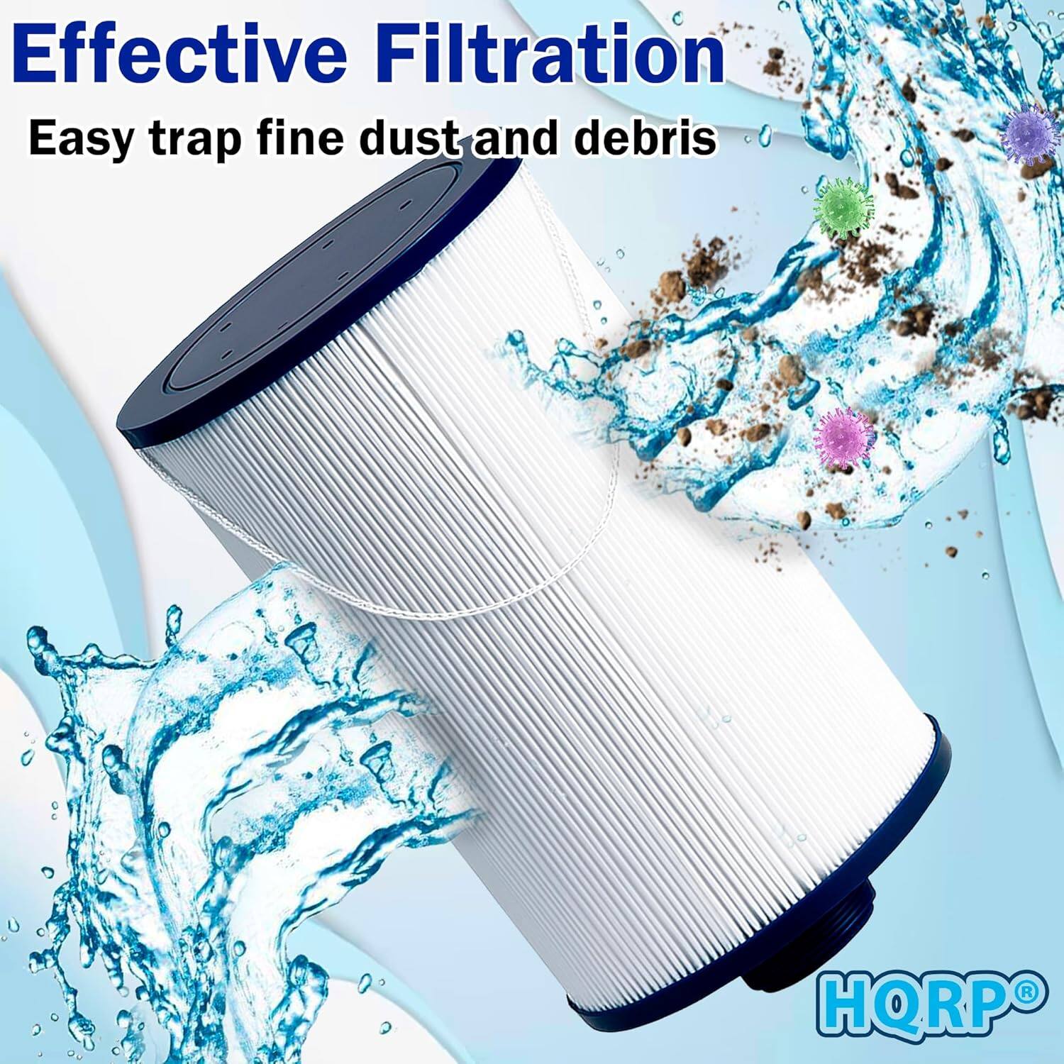 Effective Filtration  
Easy trap fine dust and debris  

HQRPO