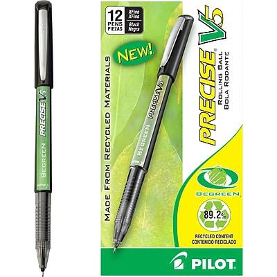 **PRECISE BEGREEN XF**

**12 PENS / 12 PIEZAS**

**NEW!**

**MADE FROM RECYCLED MATERIALS**

**PRECISE V5 ROLLING BALL / BOLA RODANTE**

**89.2% RECYCLED CONTENT / CONTENIDO RECICLADO**

**PILOT**