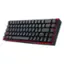 Angle. REDRAGON - K631-RGB 65% Wired Mechanical Red Switch Gaming Keyboard with RGB Backlighting - Black.
