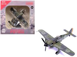 Legion - Focke-Wulf Fw 190A Aircraft Black 13 8./JG 2 Richthofen France (1943) German Luftwaffe 1/72 Diecast Model Airplane - Multicolor