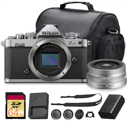 Nikon Zfc fc 24 16 DX 16-50 3.5-6.3 : SP XC 64 GB Nikon BATTER CHARGES MILN
NICHL NEXIS Yo Nikon Nikon RECHARGEABLE UTAIUAIEN BATTERYPACK 7-3223