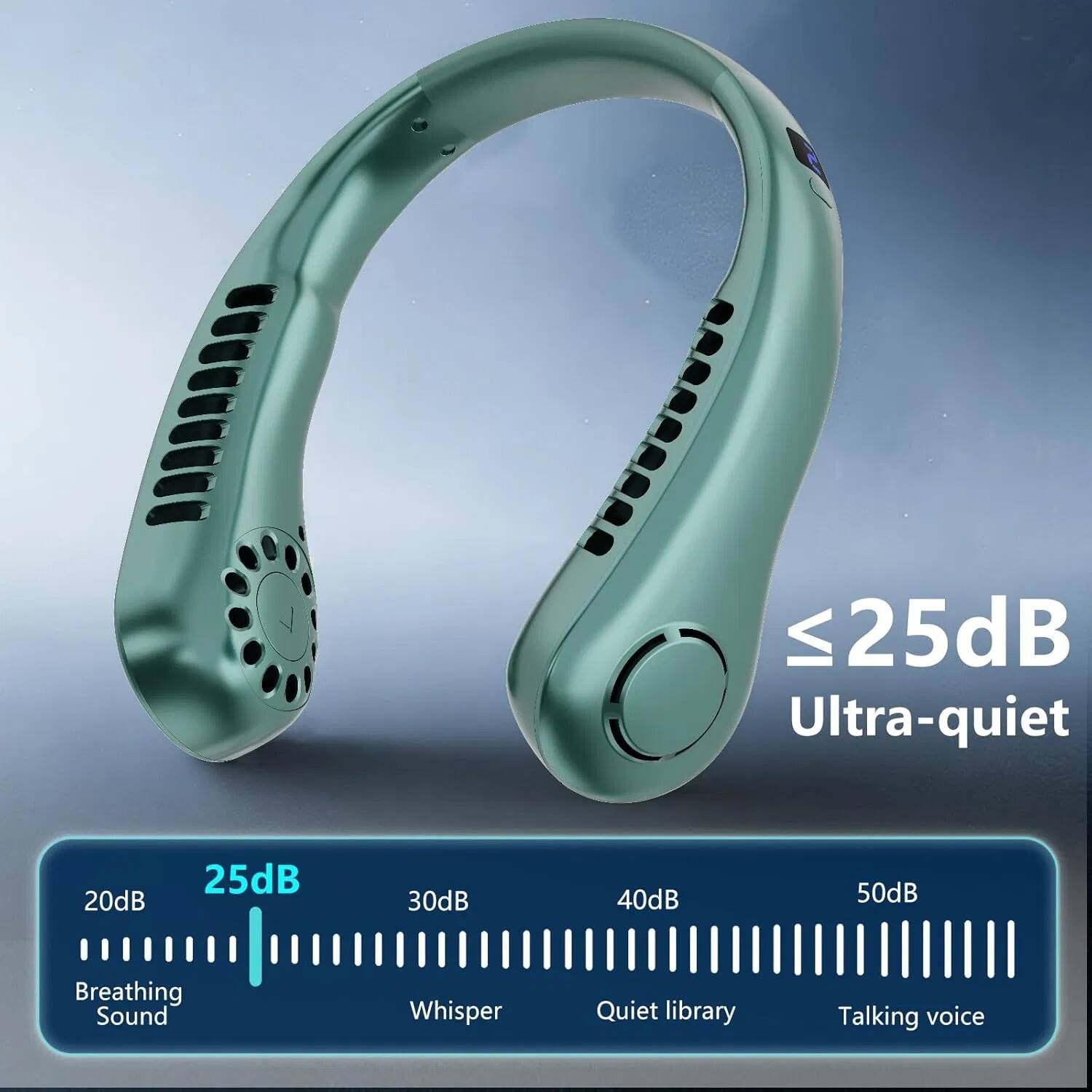 ≤25dB Ultra-quiet

20dB 25dB 30dB 40dB 50dB

Breathing Sound Whisper Quiet library Talking voice