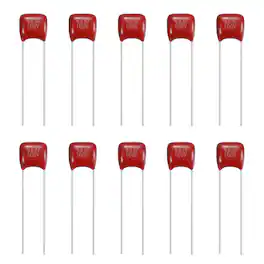 Unique Bargains - 20pcs 0.068uF 100V CBB21/CBB22 Metallized Polypropylene Film Capacitor Kit for Electronics - Red