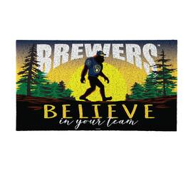 Evergreen Enterprises - 28" x 16" Bigfoot Believe in Your Team Turf Door Mat - Multicolor