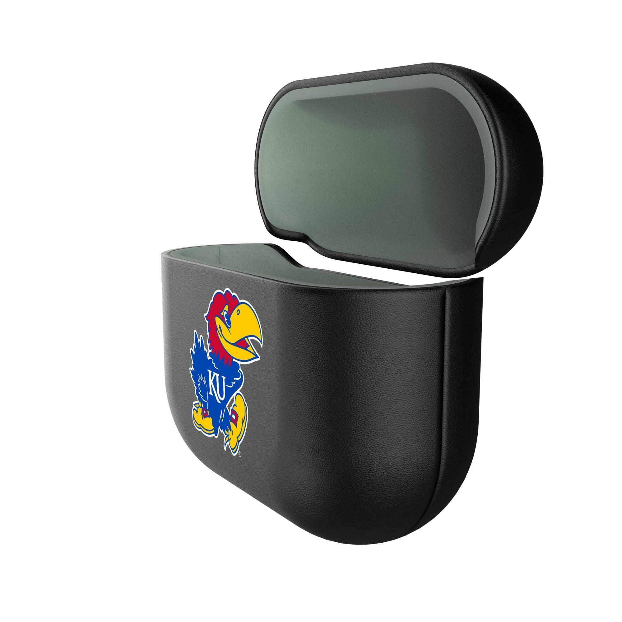 Alt View 1. Keyscaper - Kansas Jayhawks Kansas Jayhawks Insignia AirPods 4th Generation Case Cover - No Size - Black.
