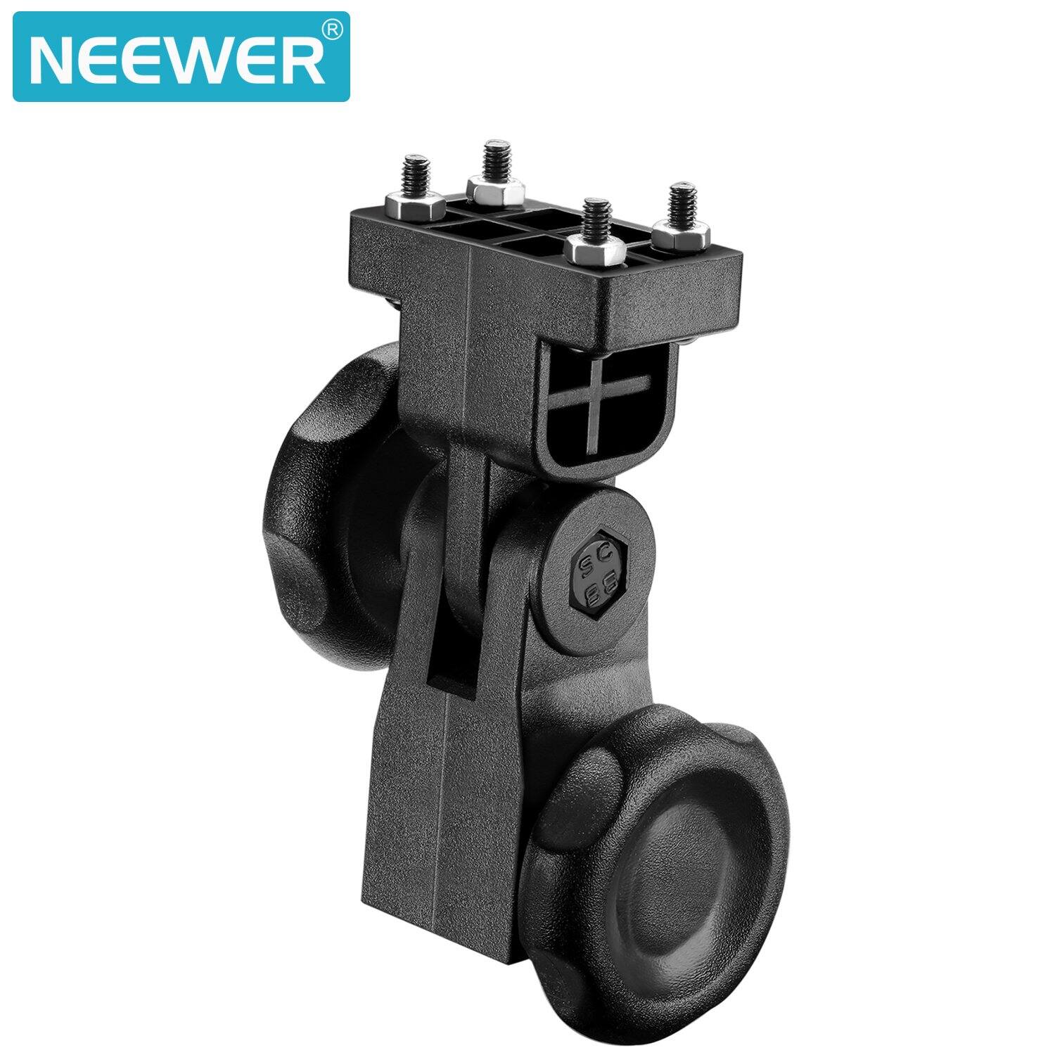 Alt View 2. Neewer - Adjustable Ring Light Converter Adapter for Light Stands, Plastic.