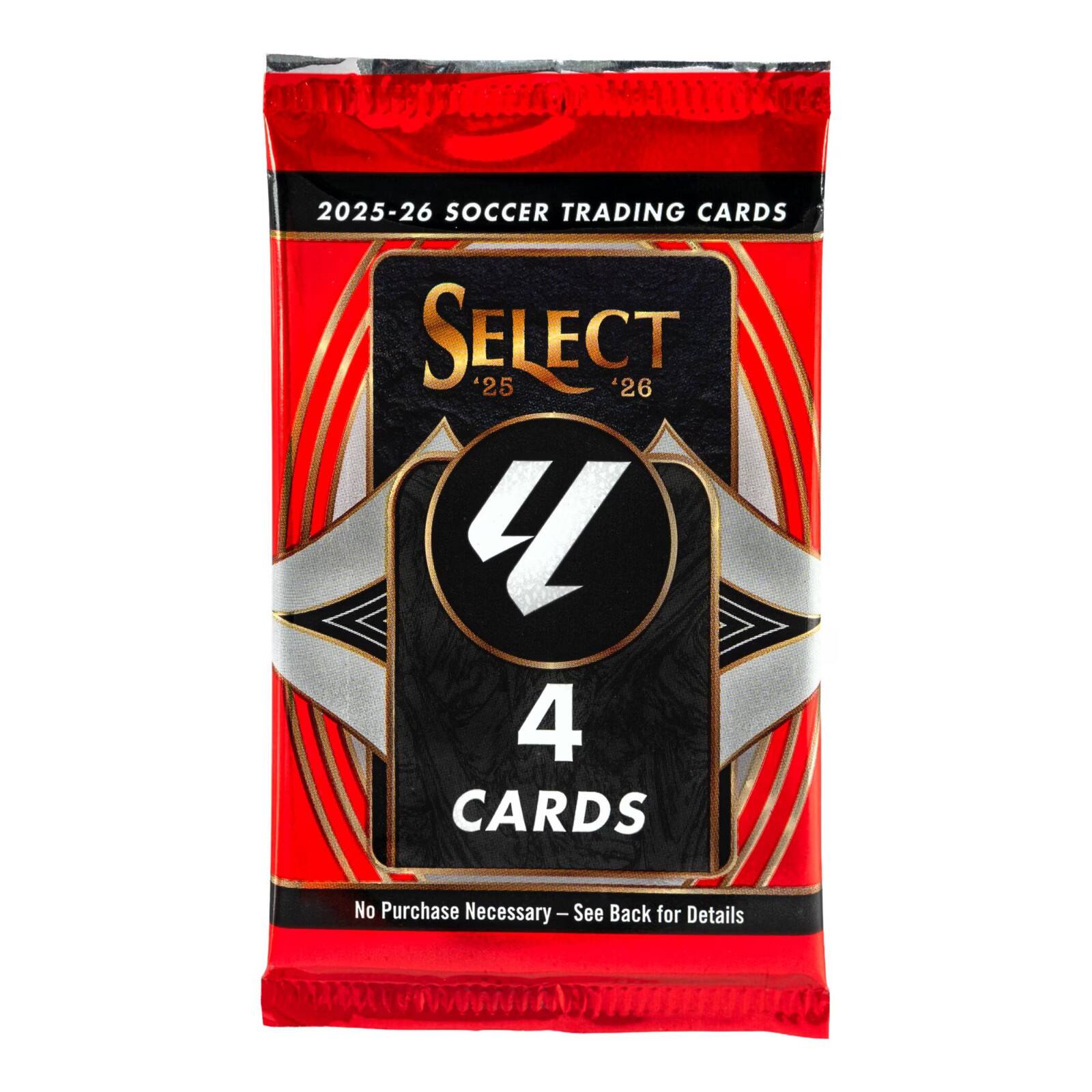 2025-26 SOCCER TRADING CARDS SELECT '25 '26 4 CARDS No Purchase Necessary - See Back for Details