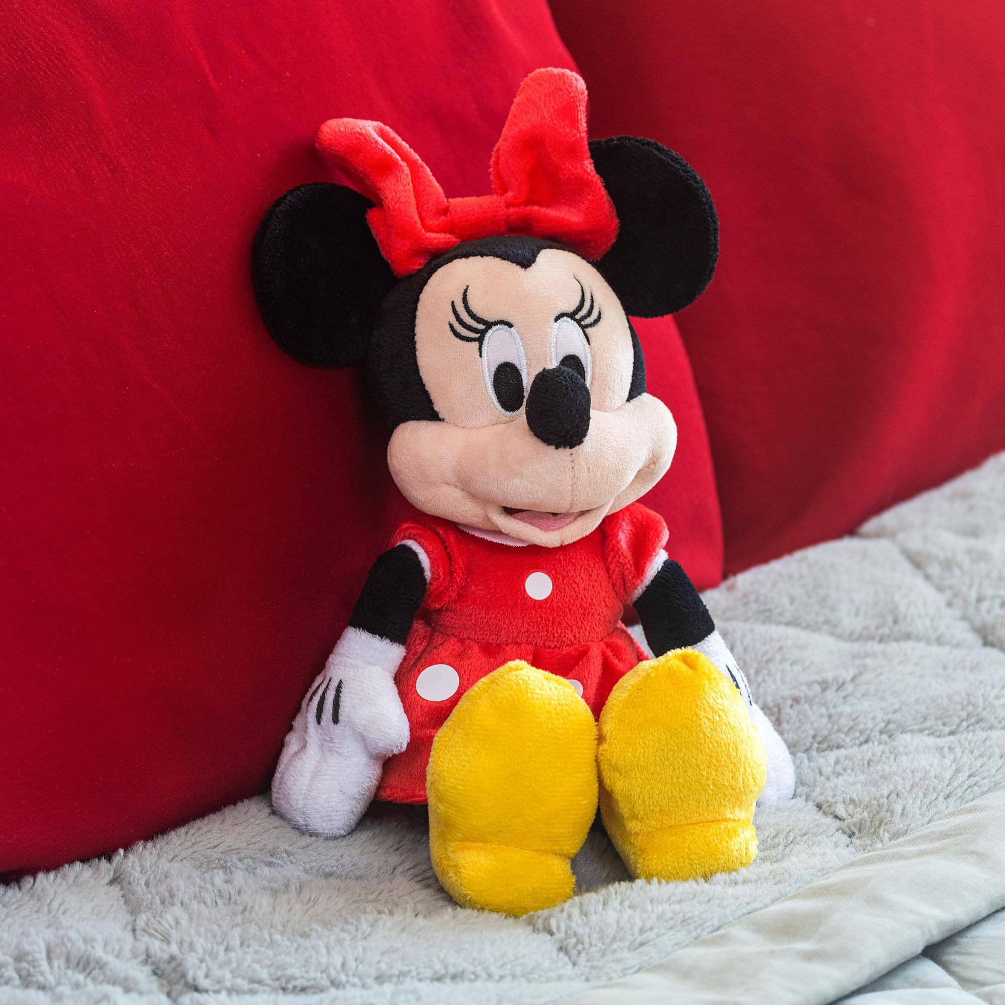 Alt View 4. Disney - Disney Minnie Mouse 11 inch Child Plush Toy Stuffed Character Doll - Red.