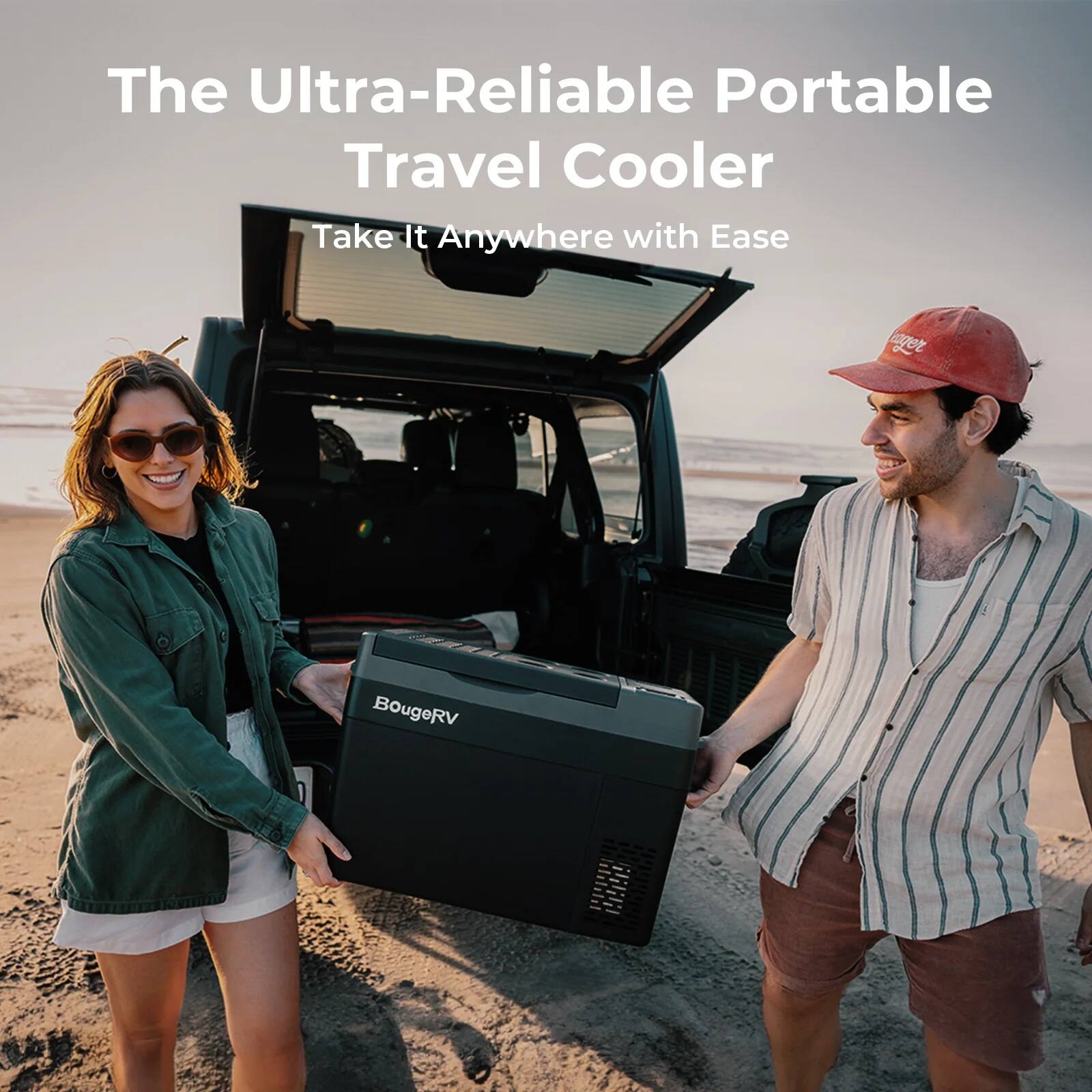 The Ultra-Reliable Portable Travel Cooler
Take It Anywhere with Ease
BougeRV