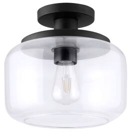 Camden&Wells - Tatum Semi Flush Mount Light - Blackened Bronze