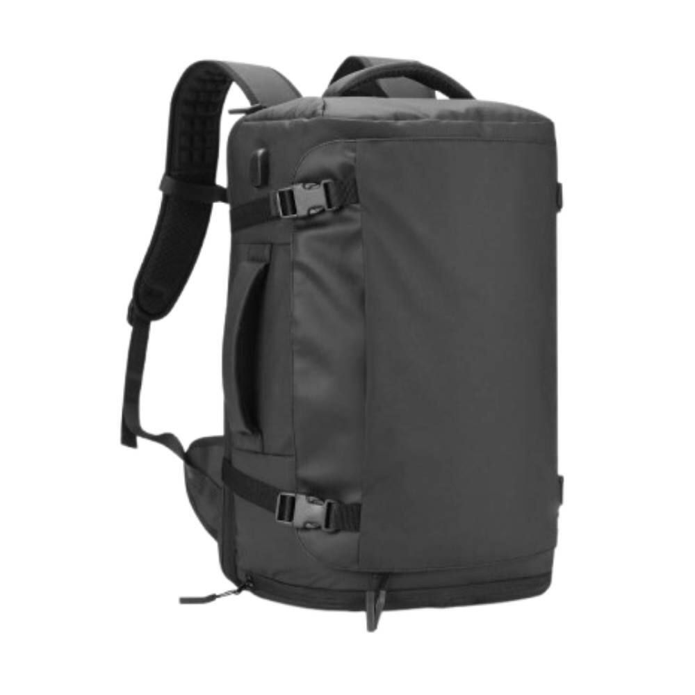 Front. Circus Cirle - Circus Cirle Friendly Flight-Approved Business Computer Backpack - Black.