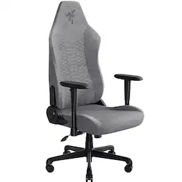 Razer - Iskur V2 X Ergonomic Gaming Chair with Multi Layered Fabric - Light Gray