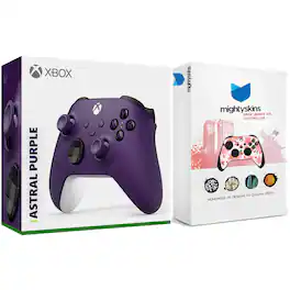 Microsoft - Xbox Wireless Controller for Series X, Series S, Windows with MightySkins Custom Skin Code - Astral Purple