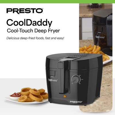Presto 05442 Electric Deep Fryer, Cool Touch Compact Fryer, Easy Presto 05442 Electric Deep Fryer, Cool Touch Compact Fryer, Easy