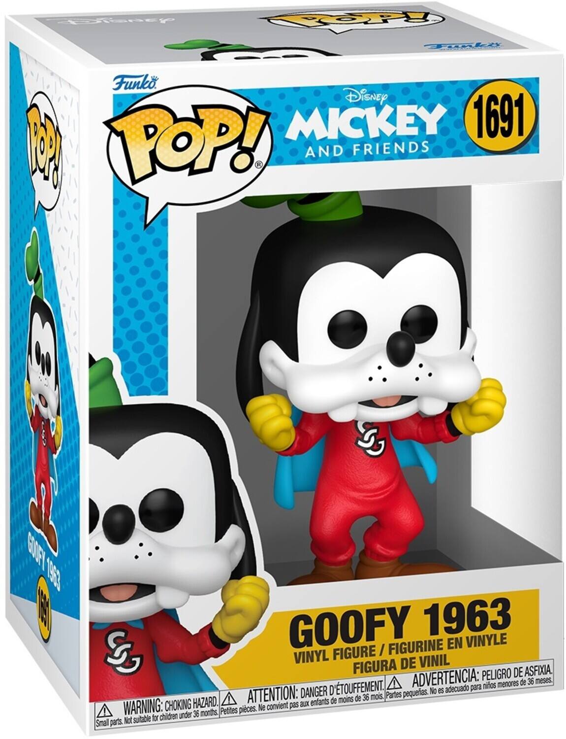 Funko POP! Disney MICKEY AND FRIENDS 1691 GOOFY 1963 VINYL FIGURE / FIGURINE EN VINYLE & FIGURE / FIGURA DE VINIL

WARNING: CHOKING HAZARD. Small parts. Not suitable for children under 36 months.