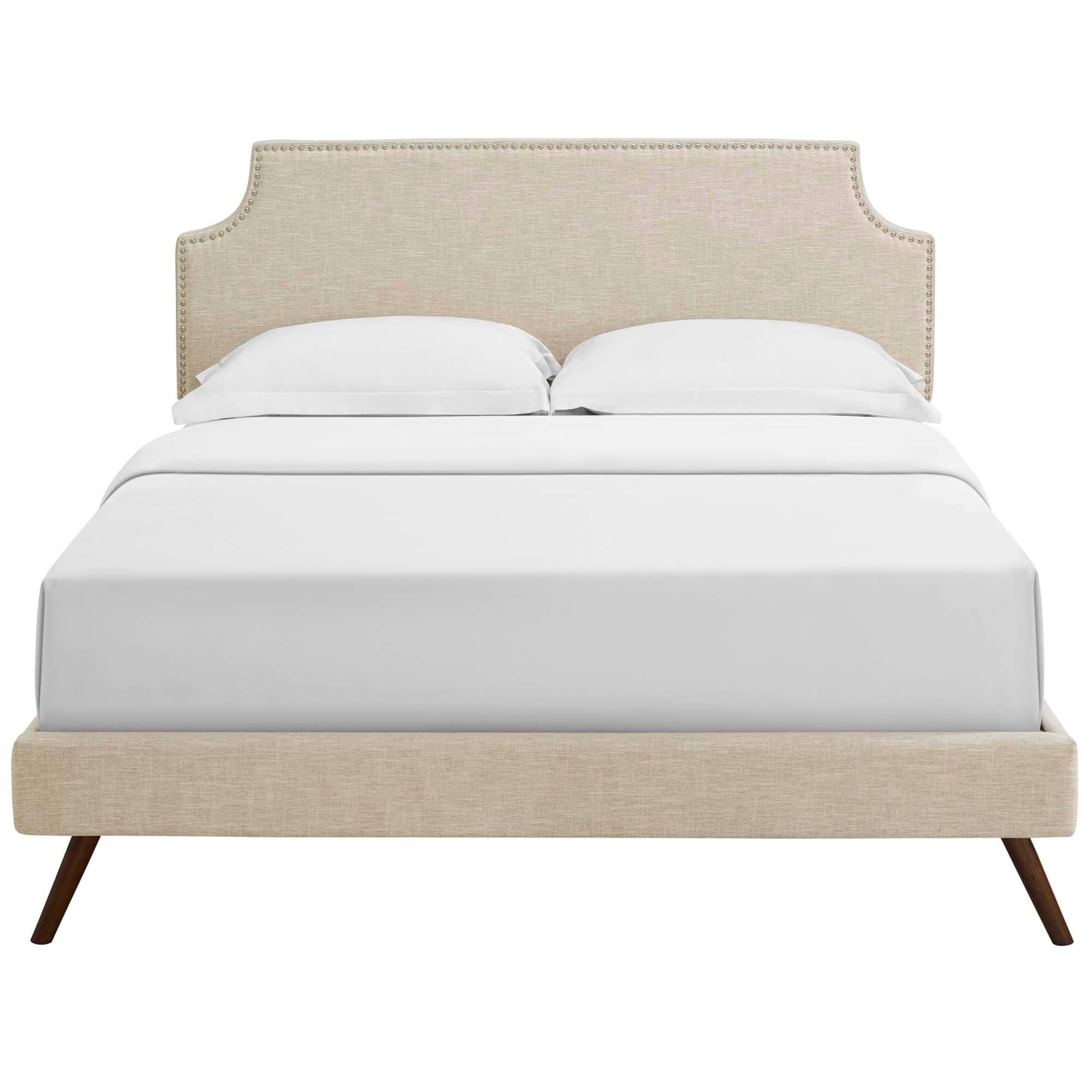 Alt View 1. Modway - Current Performance Velvet Twin Platform Bed - Red.